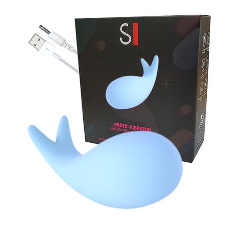 Vibrador Recarregável Erotic Vibrator SI (6400) - Azul