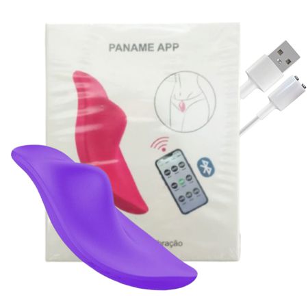 Vibrador de Calcinha Via APP Paname SI (7386) - Roxo