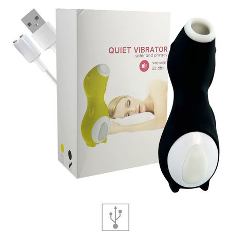 *Vibrador Com Pulsação Quiet SI (7878) - Preto