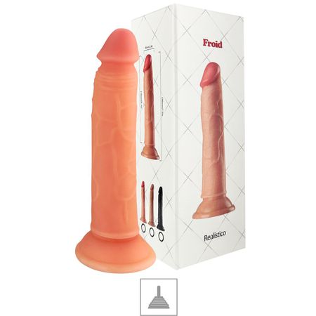 Prótese 16x12cm Com Ventosa Froid SI (8236) - Bege