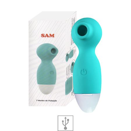 Vibrador Com Pulsação Sam SI (8282) - Azul