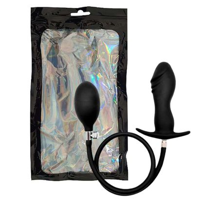 Plug Silicone Inflável SI (9253) - Preto