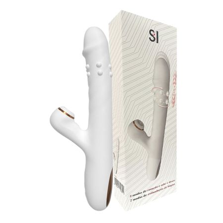 Vibrador Com Pulsação SI (9414) - Branco