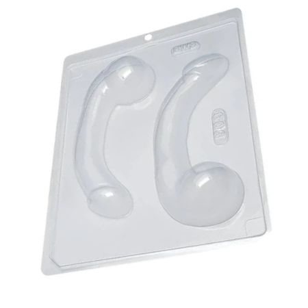 Forma Acetato Formato de Pênis 1un (BW903). - Transparente