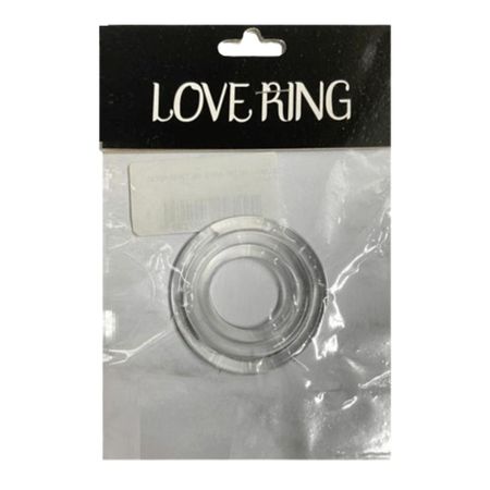 Kit 3 Anéis Peniano (EL007) - Transparente