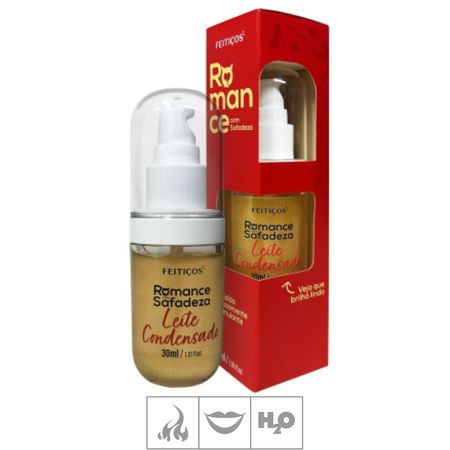 Gel Comestível Calda Romance Com Safadeza 30ml (FE9937) - Leite Condensado