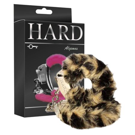 Algema em Metal Com Pelúcia Hard (HA109P) - Onça