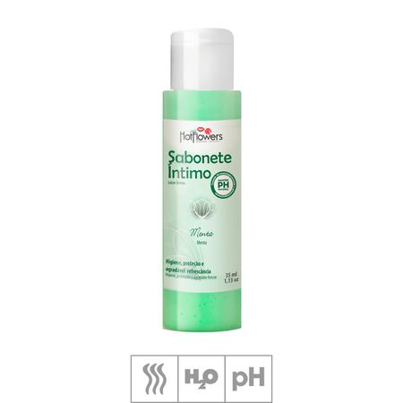 *Sabonete Íntimo Hot Flowers 35ml Validade (HC179-ST684) - Menta