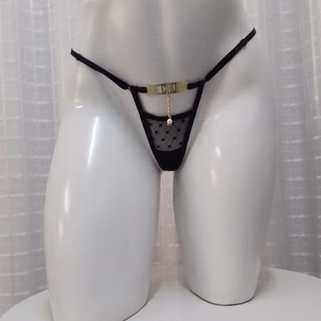 Calcinha Perigosa Preta Íntima Delas (ID1099P) - Me Chupa