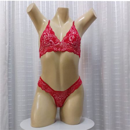 Conjunto Beleza - (ID1133) - Rubi c/ Branco