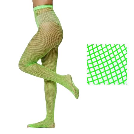 Meia Calça Arrastão Sex Appeal (ML1133) - Verde Neon
