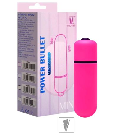 Cápsula Vibratória Power Bullet Clássico VP - (MV002) - Pink