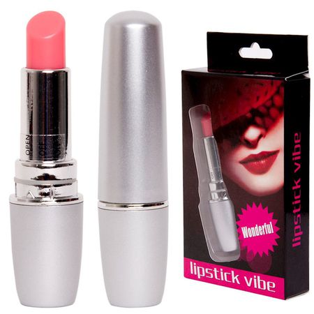 Vibrador Formato De Batom Lipstick VP (MV007) - Prata