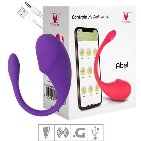 Estimulador Via APP Ponto G Abel VP (OV051) - Roxo