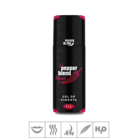 *PROMO - Gel Comestível Pepper Blend Oficial Hot 12g Validade 05/25 (PB213) - Pimenta