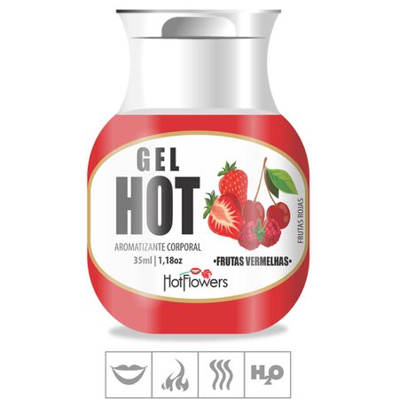 Gel Comestível Hot Flowers Hot 35ml (ST571) - Frutas Vermelhas