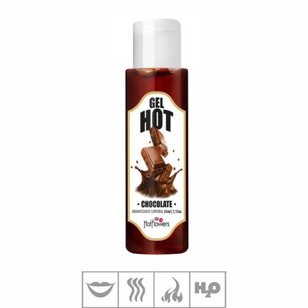 Gel Comestível Hot Flowers Hot 35ml (ST571) - Chocolate