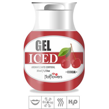 Gel Comestível Hot Flowers Iced 69 35ml (ST572) - Cereja