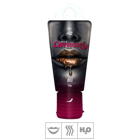 Gel Para Sexo Oral Carrossel 18g (ST760) - Creme de Avelã