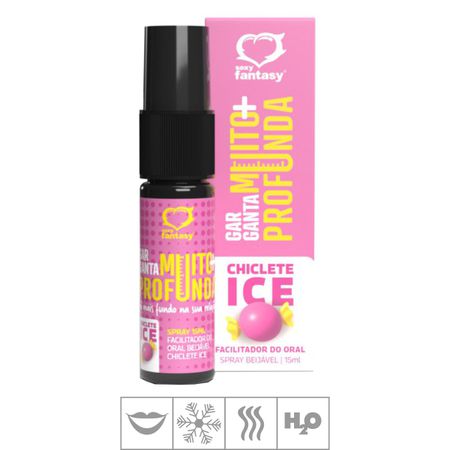 Spray Para Sexo Oral Garganta Muito + Profunda 15ml (ST844) - Chiclete