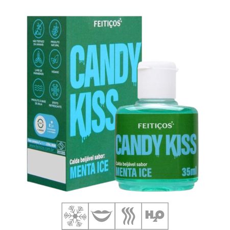 Calda Beijável Ice Candy Kiss 35ml (ST959) - Menta