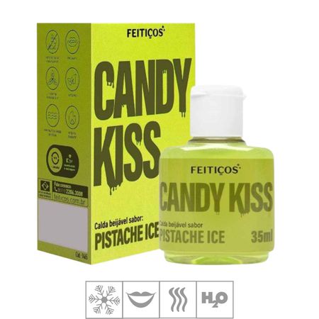 Calda Beijável Ice Candy Kiss 35ml (ST959) - Pistache