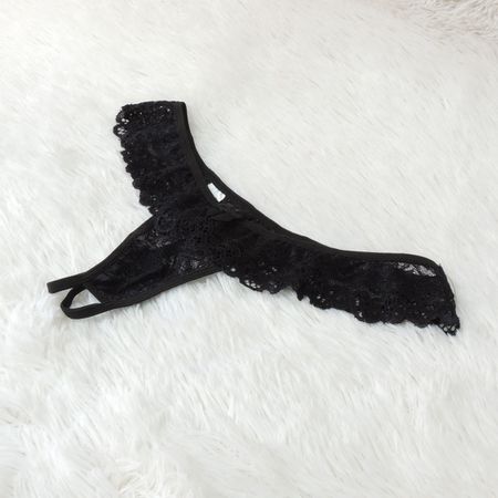 *Calcinha Com Porta Vibro (TO004).. - Preto