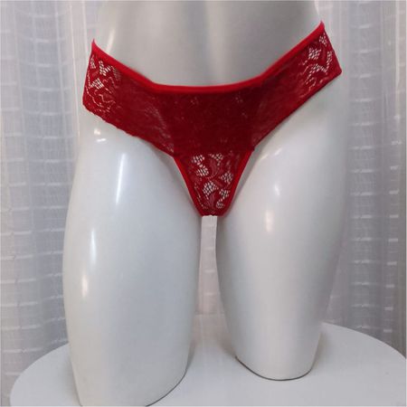 Calcinha Luxo Para Personalização Com Tira Removível (TO036) - Vermelho
