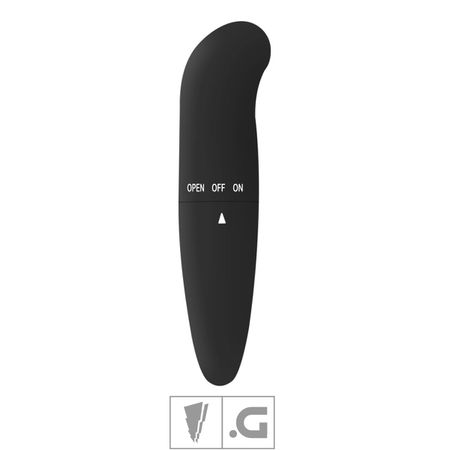 Vibrador Ponto G Aveludado Linha Color (VM002) - Preto