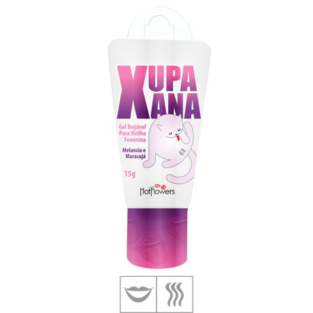 Gel Comestíve Xupa Xana Hot Flowers 15g (HC795) - Melancia e Maracujá