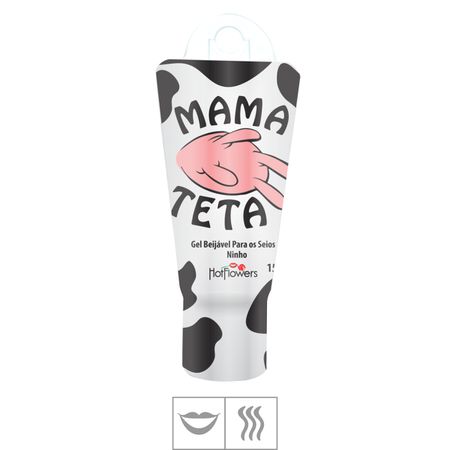 Gel Comestíve Mama Teta Hot Flowers 15g (HC796) - Leite Ninho