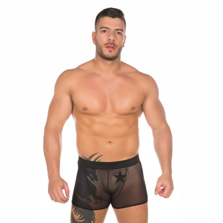 *Cueca Tule - (PS1120) - Preto