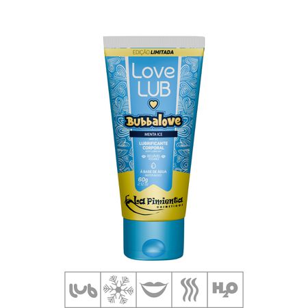 Lubrificante Beijável Love Lub Bubbalove 60g (ST903) - Menta Ice