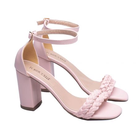 Sandália Feminina Rosa - Bárbara Barros | Conforto & Elegância -