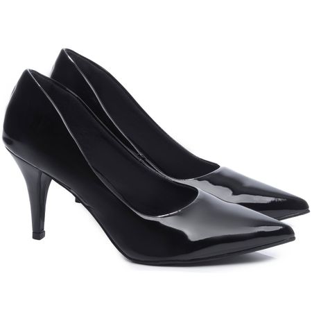 Sapato Scarpin Salto Fino Médio - Preto - Bárbara Barros | Conforto & Elegância -