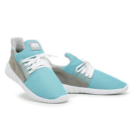 Tênis Caminhada Feminino Confortável Azul Celeste ... - Bárbara Barros | Conforto & Elegância -