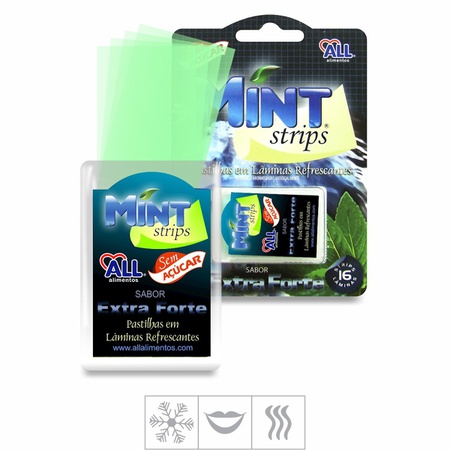 Lâmina Bucal Mint Strips (ST151) - Extra-Forte