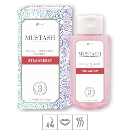 *Gel Comestível Mustash 100ml (ST164) - Strawberry