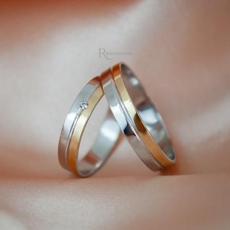 Aliança de Casamento em Ouro 18k 4mm modelo Mister - Rosê Jewelry