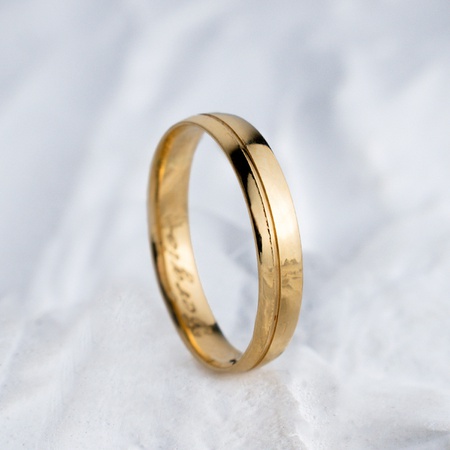 Aliança de Casamento Ouro 3mm Abaulada Português Unidade - Rosê Jewelry