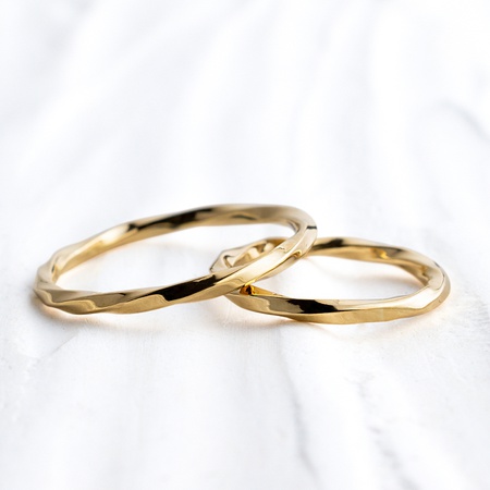 Aliança de Casamento em Ouro 18k 1.5mm Torcido Vórtice - Rosê Jewelry