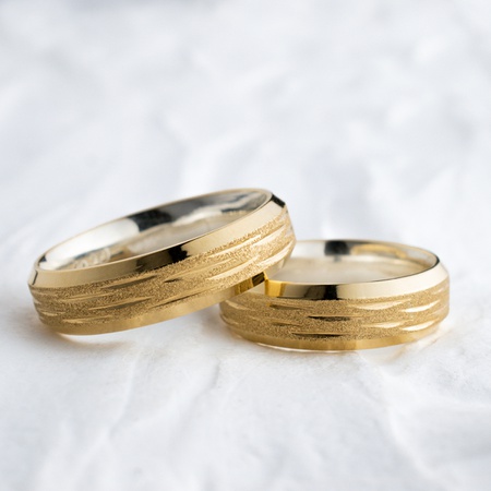 Aliança de Casamento em Ouro 18k e Prata 6mm Modelo Premiere - Rosê Jewelry