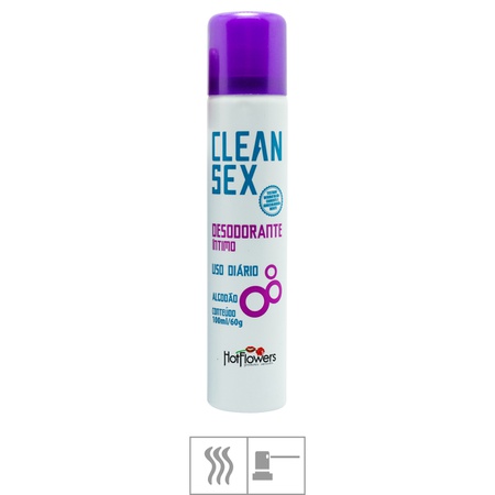 Desodorante Íntimo Clean Sex 100ml (HC623) - Algodão
