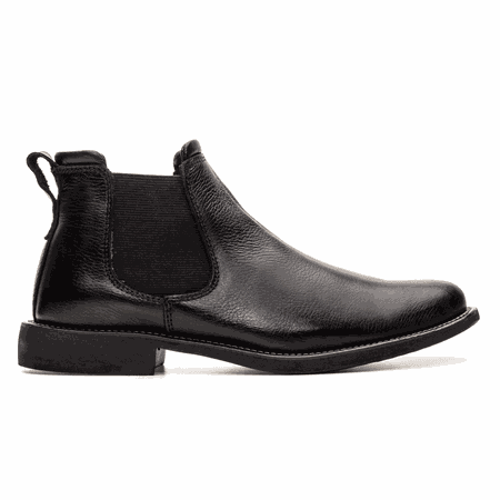 BOTA CHELSEA ALMOFADADA COURO FLOATHER PRETO - COUROWEST