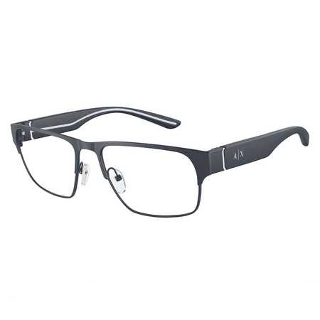 Óculos para Grau Armani Exchange - Retangular Preto Fosco