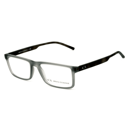 Óculos para Grau Armani Exchange - Retangular Cinza Fosco