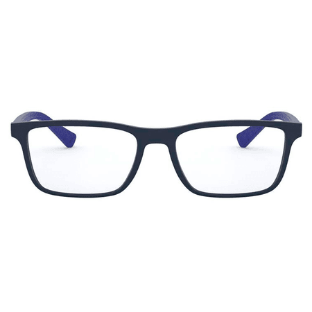 Óculos para Grau Armani Exchange - Retangular Azul Fosco 