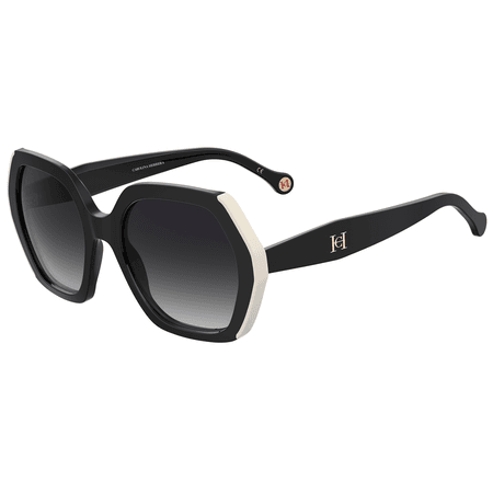 Óculos de Sol Carolina Herrera - Preto e Branco Geométrico