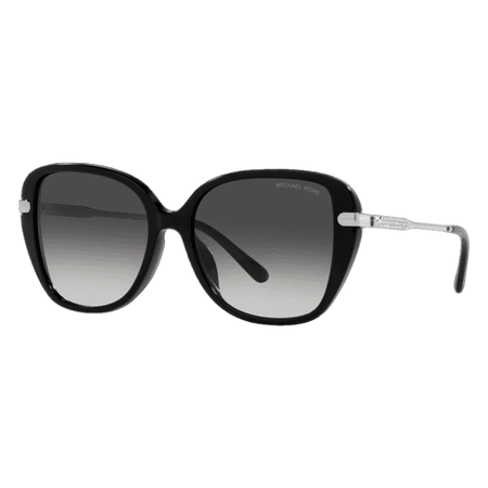Óculos de Sol Michael Kors - Quadrado Preto Lente Cinza Degradê