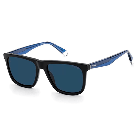 Óculos de Sol Polaroid Polarizado Azul - Quadrado